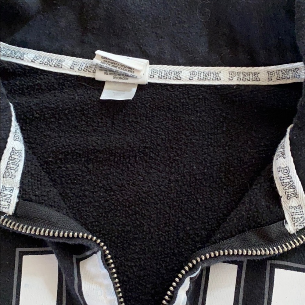 PINK VICTORIA’S SECRET QUARTER ZIP PULLOVER - Picture 7 of 15